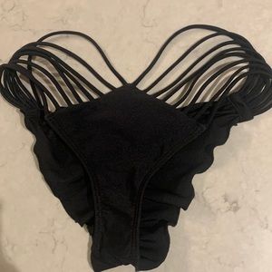 Luli Fama Brazilian Scrunch Bikini Bottom - Size S